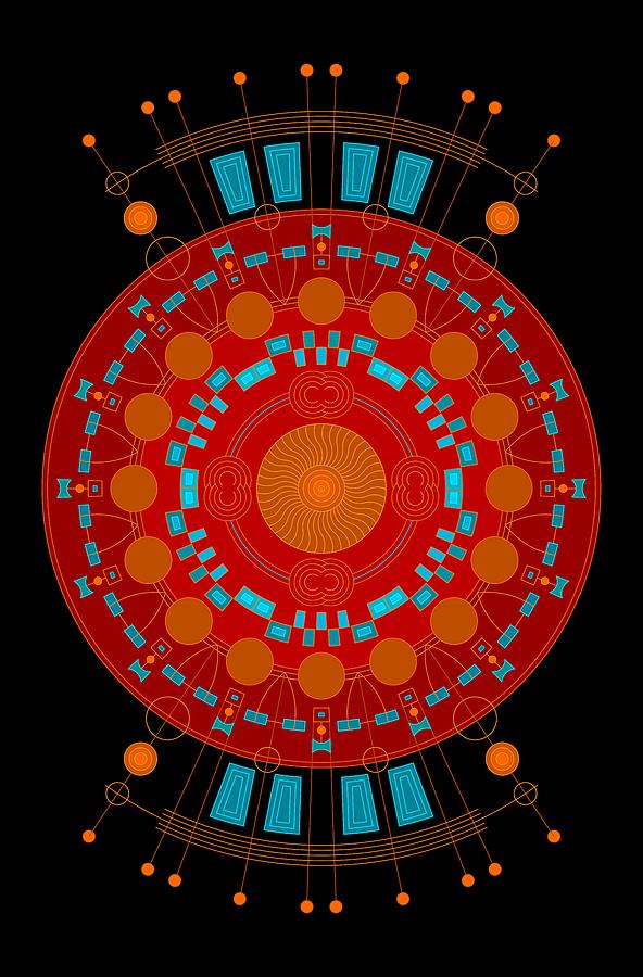 Mayan Digital Art - Mother color by DB Artist