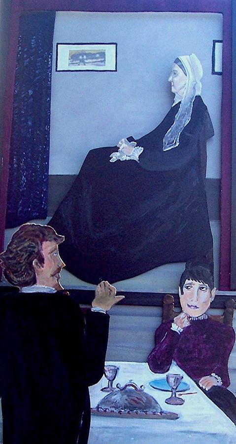 Whistler Relief - Mother... Dinner Is Getting Cold by Richard Hubal Whistler Relief - Mother... Dinner Is Getting Cold by Richard Hubal