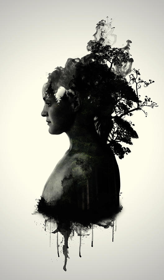 Mother Earth Mixed Media by Nicklas Gustafsson
