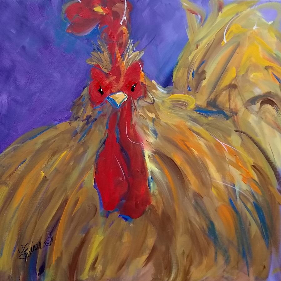 Mother Hen Painting by Terri Einer