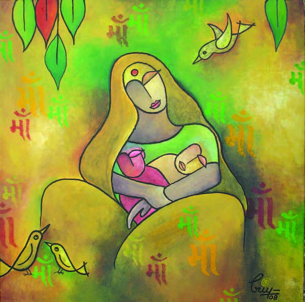 Mother-IV Painting by Priya Anand Pariyani - Fine Art America