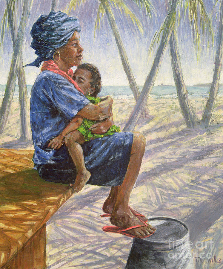 Mother Love Painting by Tilly Willis