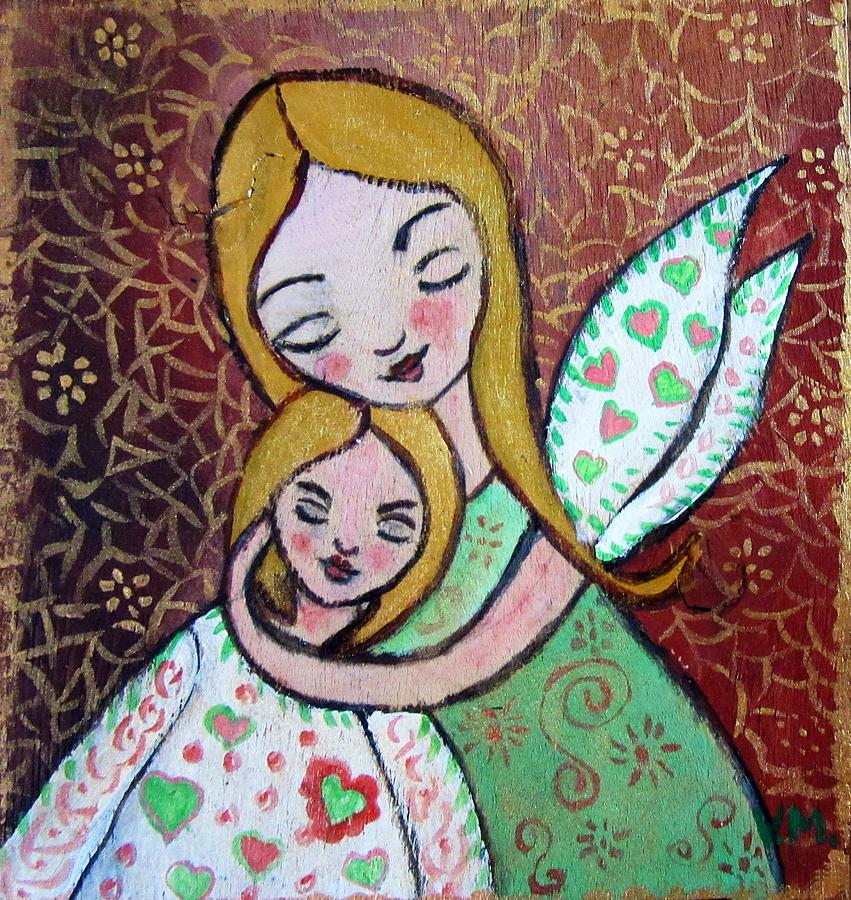 Mother love Painting by Vesna Martinjak