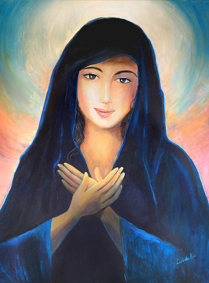 Mother Mary's Love Painting By Lucinda Rae - Fine Art America