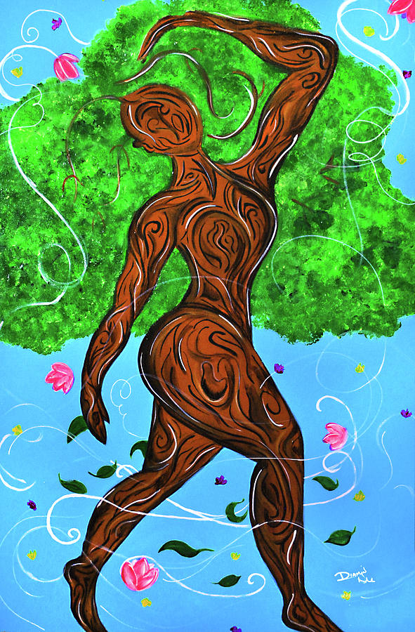 Mother Nature Painting by Diamin Nicole