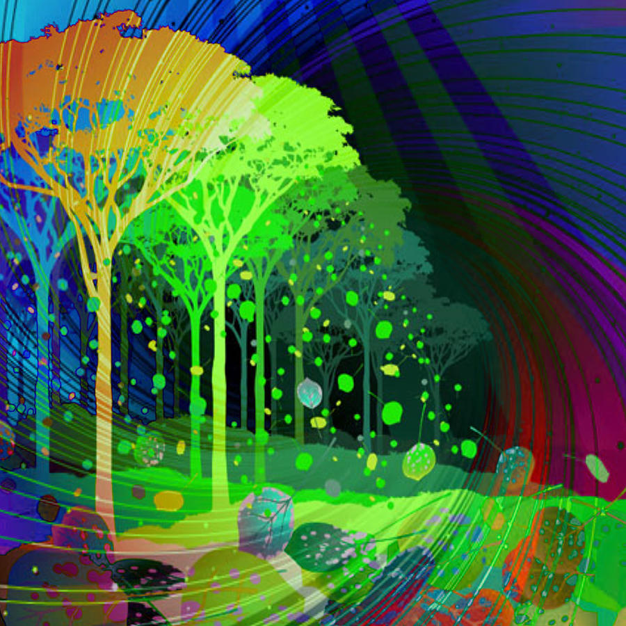 Mother Nature in Color Digital Art by April Cook