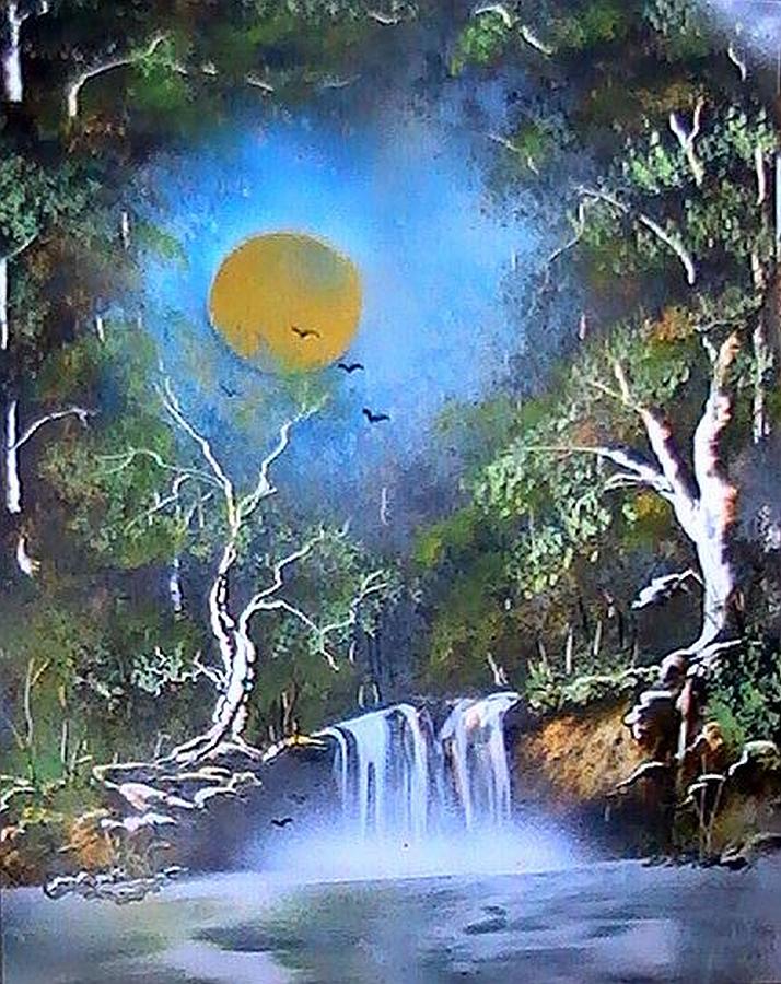 Nature Painting - Mother Nature by My Imagination Gallery