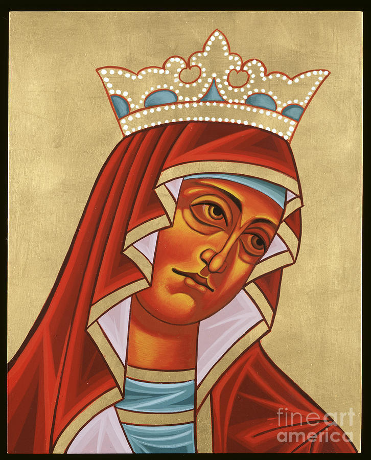Mother of God Fiery Wisdom 148 Painting by William Hart McNichols