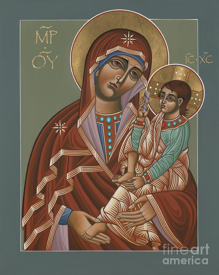 Mother of God of Shuya 178 Painting by William Hart McNichols