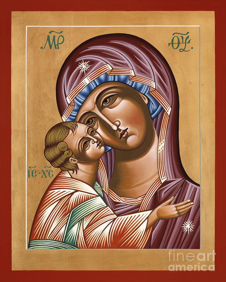 Mother of God St Igor Icon 121 Painting by William Hart McNichols