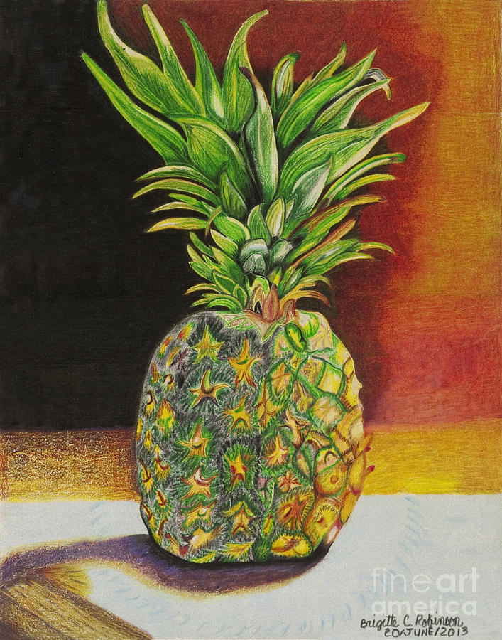 Fruit Painting - Succulent by Brigitte C Robinson