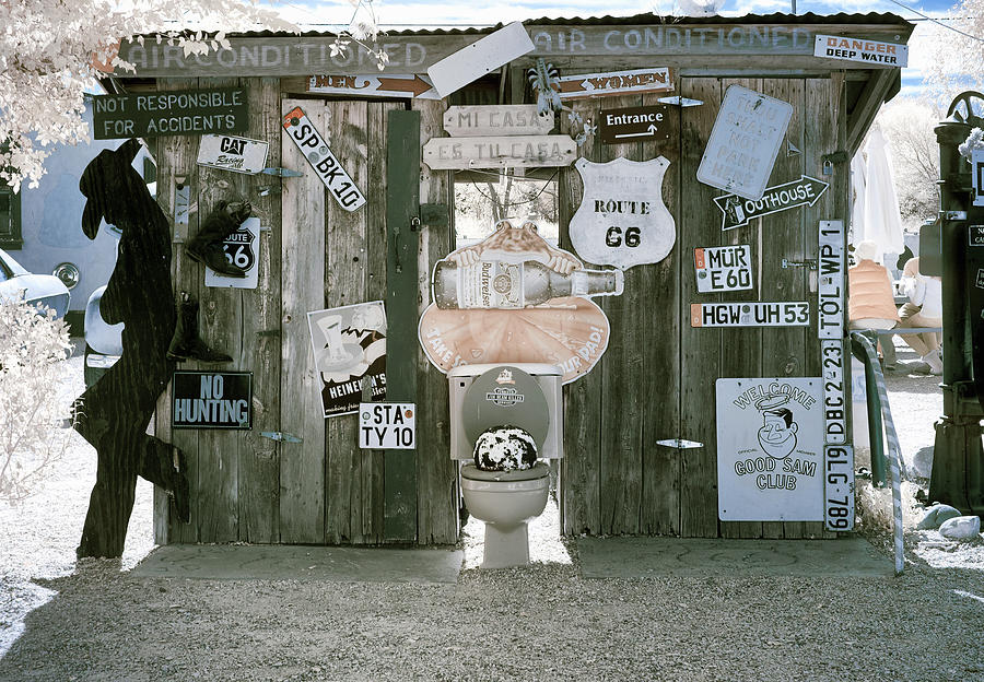 Mother Road Outhouse Photograph