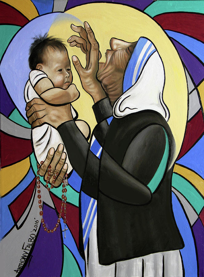 Mother Teresa, A Prayer From The Heart Painting