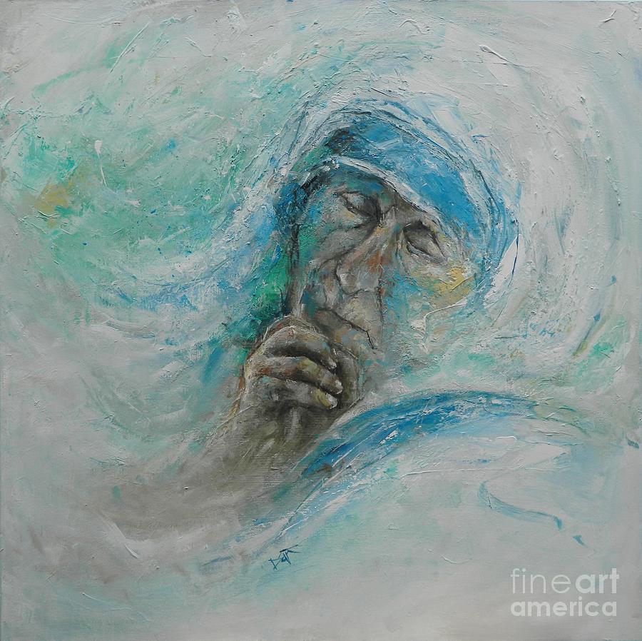 Mother Teresa Painting by Dan Campbell
