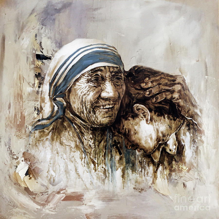 Mother Teresa  Painting by Gull G
