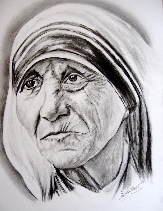 Learn to Draw Mother Teresa-saigonsouth.com.vn