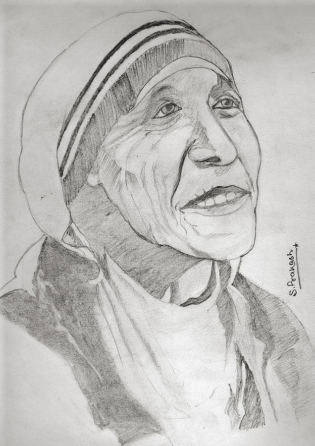 Mother Teresa sketch and Love