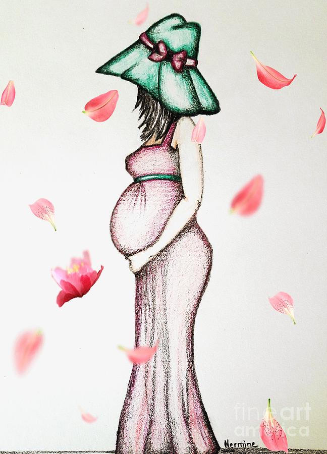 Mother To Be Drawing