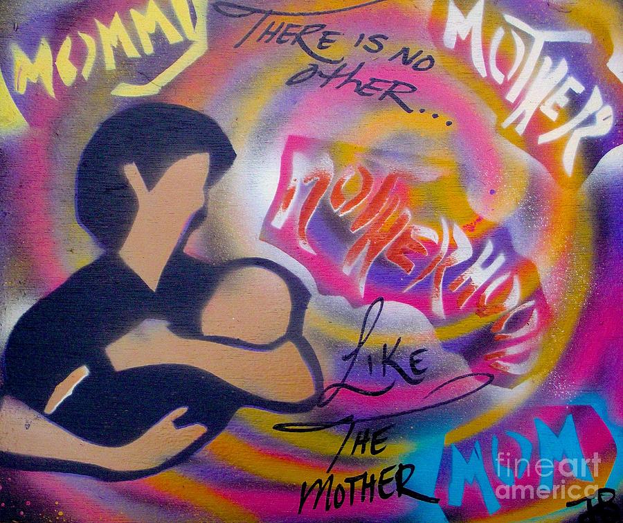 Motherhood Painting - Motherhood Swirl by Tony B Conscious