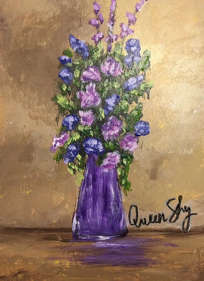 Mothers Day Bouquet Painting by Queen Gardner