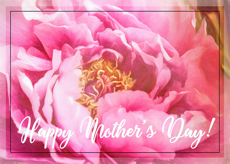 Mothers Day Peony Photograph by Teresa Wilson