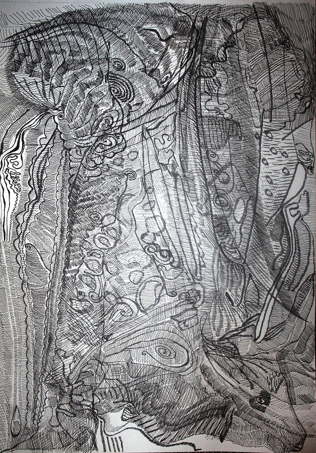 Mothers journey Drawing by Gloria Ssali