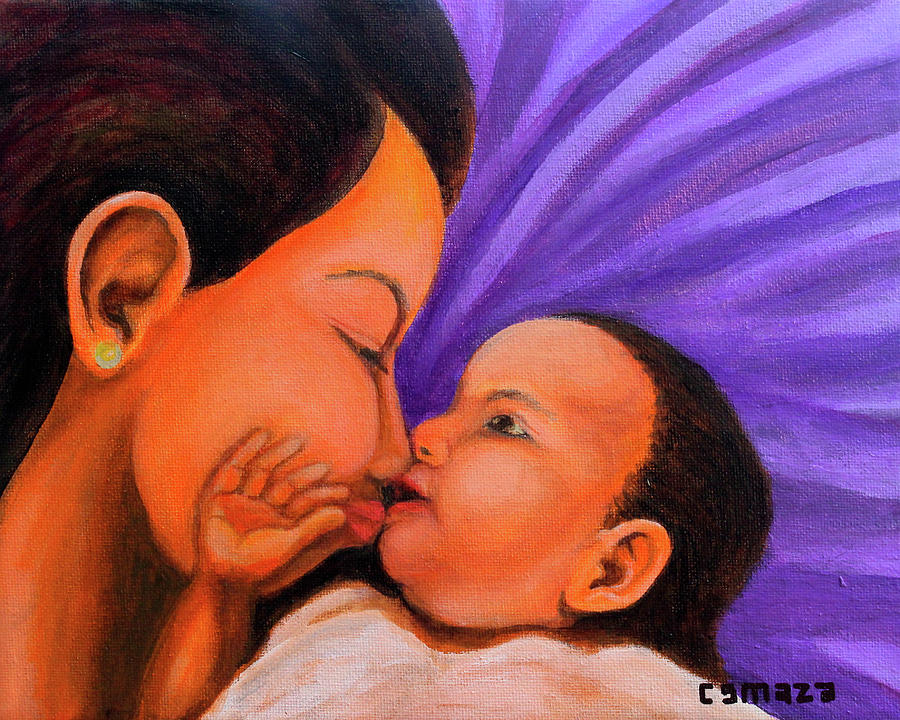 Mothers Love Painting by Cyril Maza