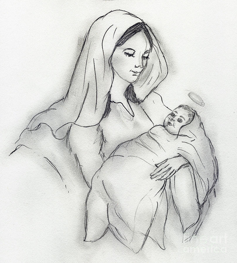 Mothers Love Drawing by Sonya Chalmers