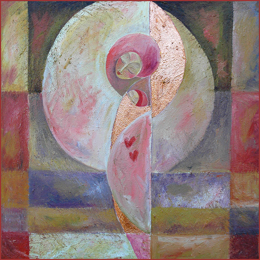 Mother Painting - Mothers Way 1 by Leslie Marcus Mother Painting - Mothers Way 1 by Leslie Marcus