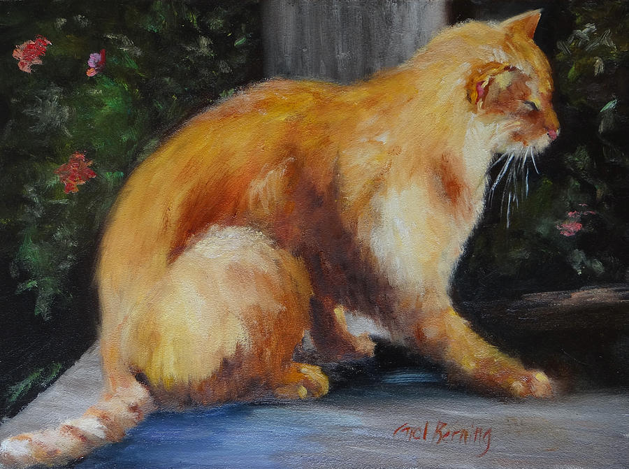 Mothers Yellow Tom Painting by Carol Berning