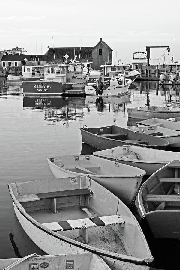 Motif #1 Rockport MA Black and White Photograph by Toby McGuire