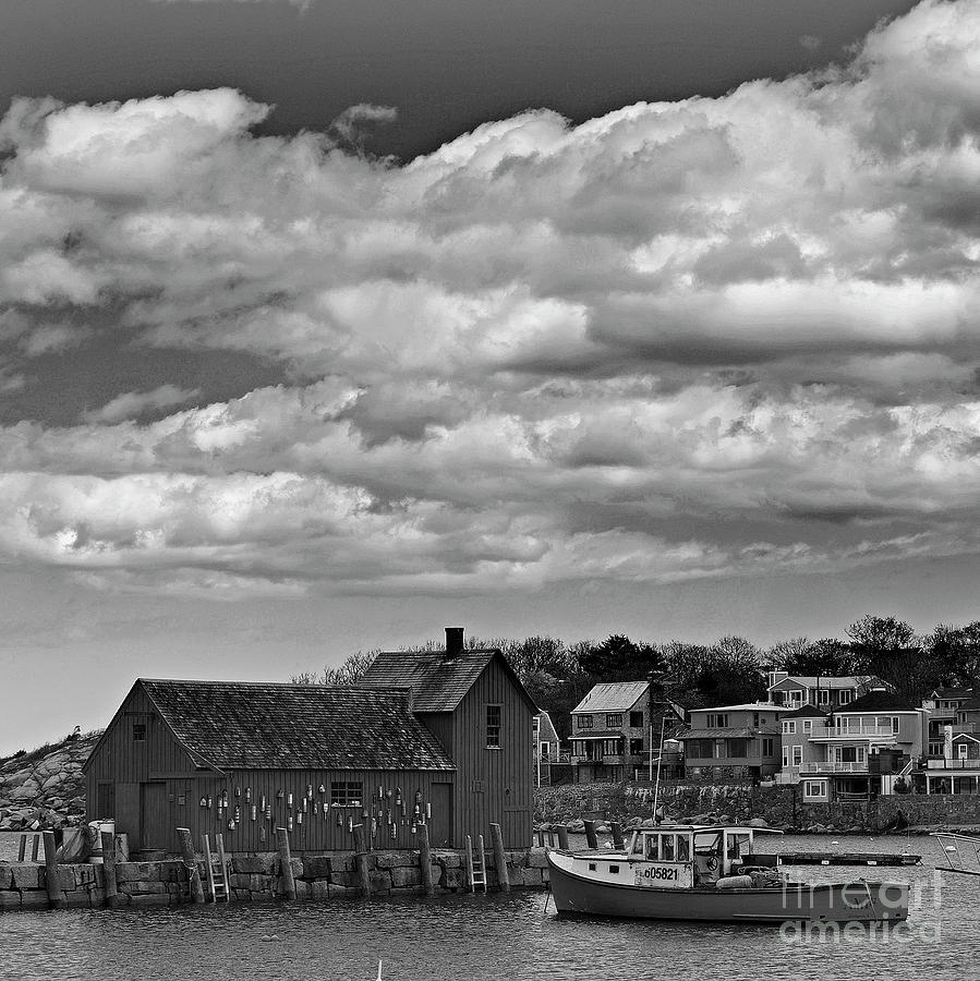 Motif No. 1 Black And White Photograph by Skip Willits