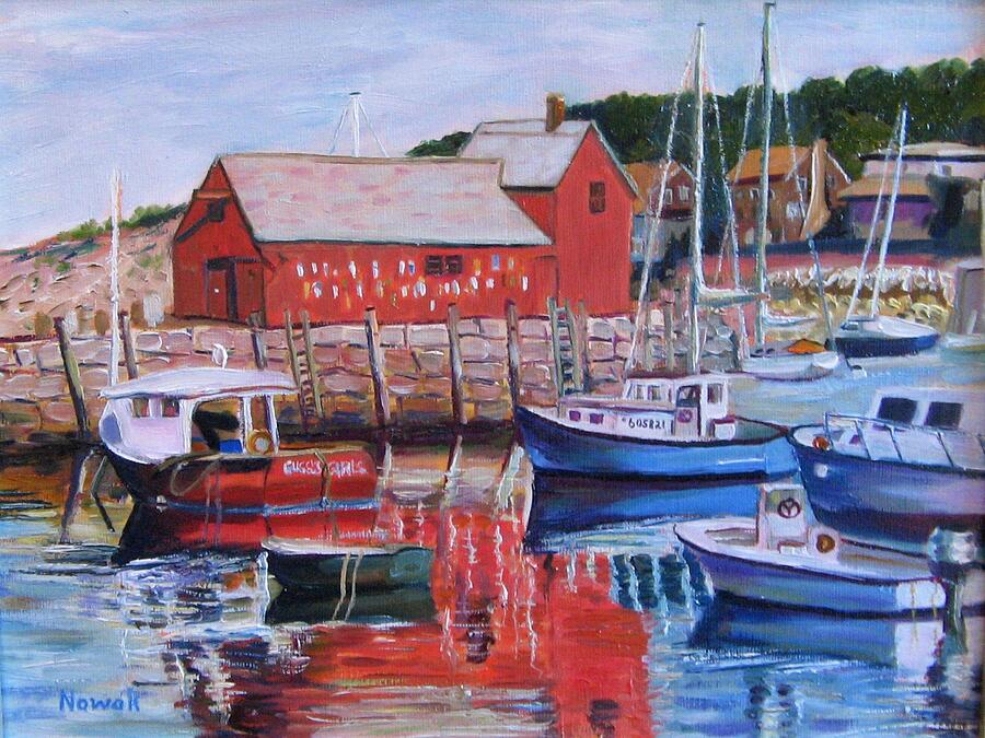 Boat Painting - Motif Number One by Richard Nowak