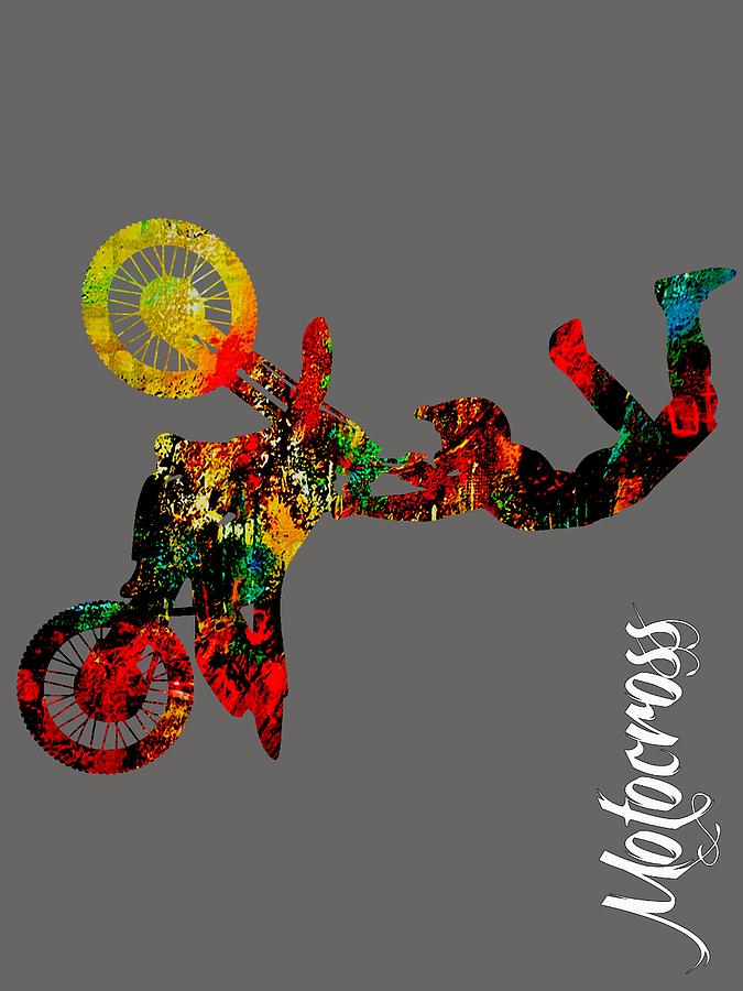Motocross Collection Mixed Media by Marvin Blaine