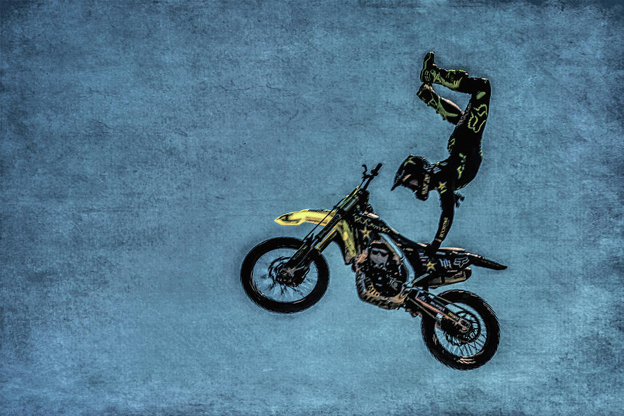 Motocross Rider Photograph by Garry Gay
