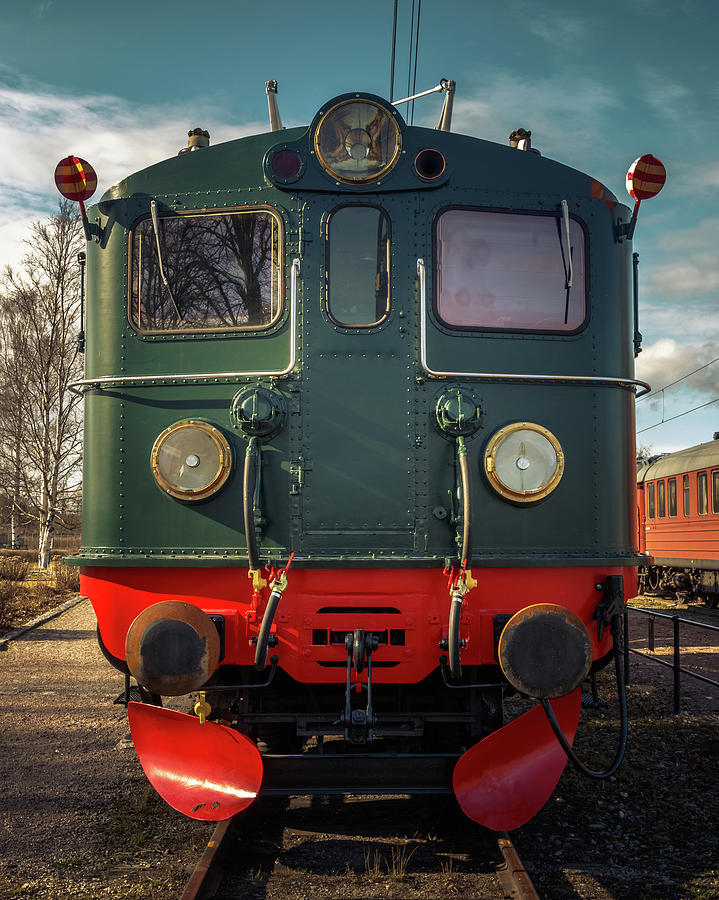 Motor from Train Museum Gavle Sweden Photograph by Adam Rainoff