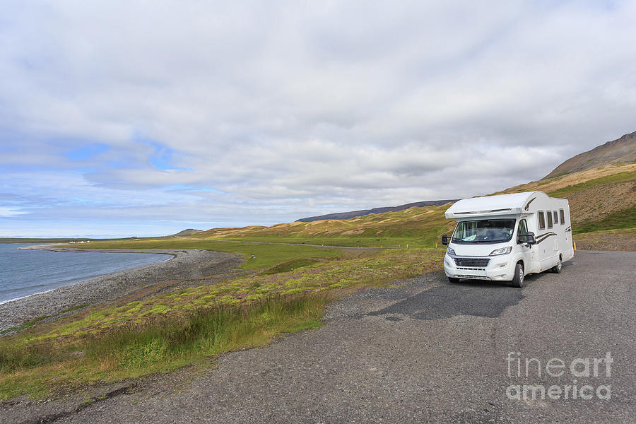 Motor Home Camper RV in Iceland Photograph by Edward Fielding