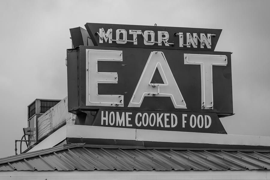 Motor Inn Eat Photograph by John McGraw