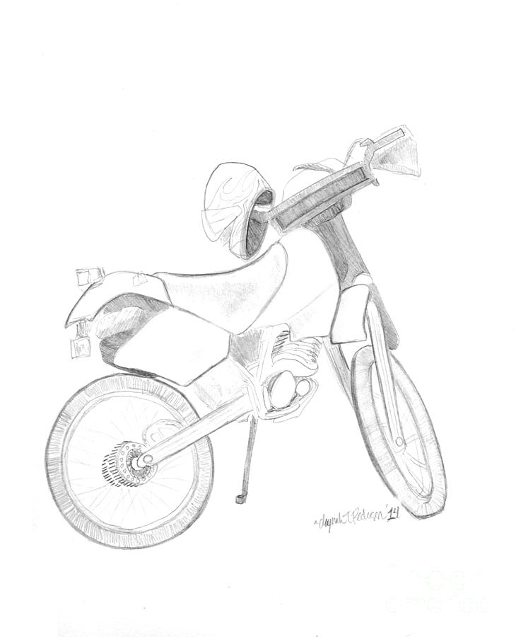 Motorbike Drawing