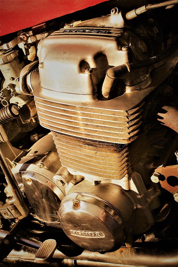Motorcycle Engine Photograph by David S Reynolds