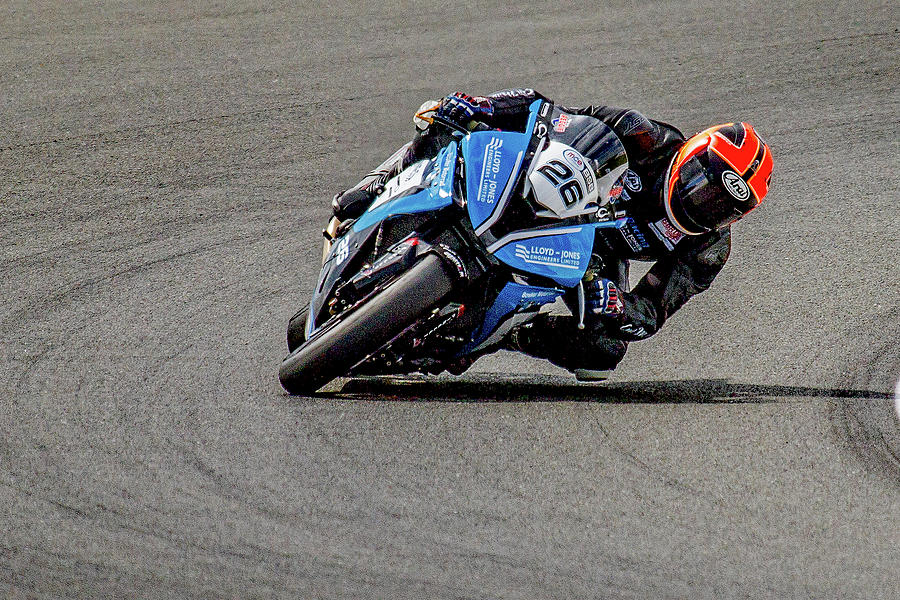 Motorcycle Racer Photograph by Ed James