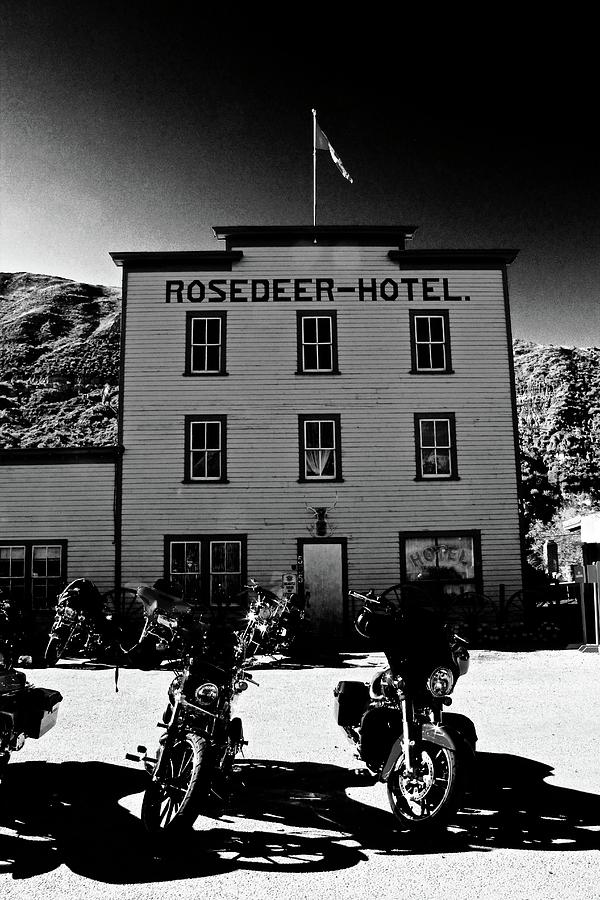Motorcycles Rosedeer Hotel Photograph by Brian Sereda