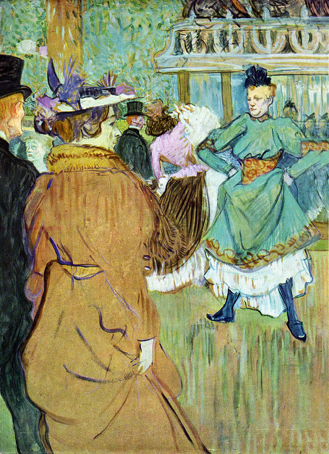 Moulin Rouge Painting by Toulouse Lautrec