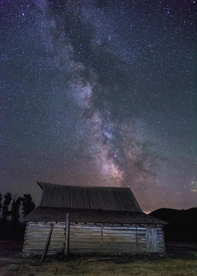 Moulton and the Milky Way Photograph by Morris McClung