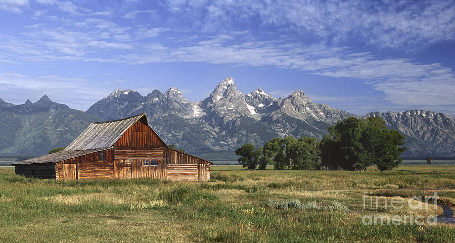 Moulton Barn In The Tetons Photograph by Sandra Bronstein