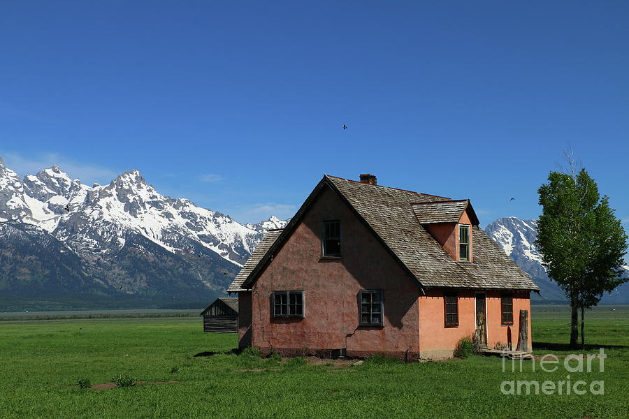 Moulton Home And Teton Range Photograph by Christiane Schulze Art And Photography