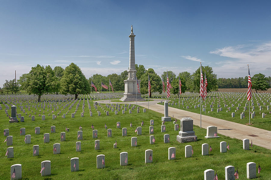 Mound City National Cemetery 2 Photograph by Susan Rissi Tregoning