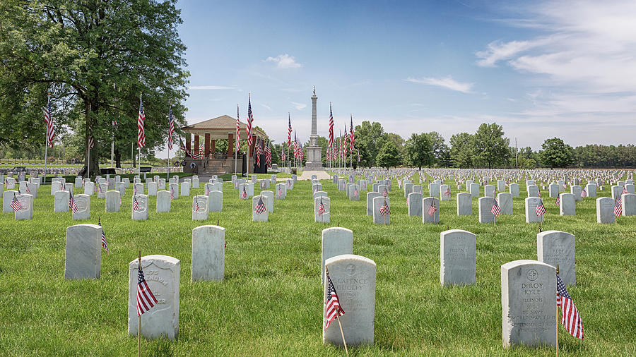 Mound City National Cemetery 3 Photograph by Susan Rissi Tregoning