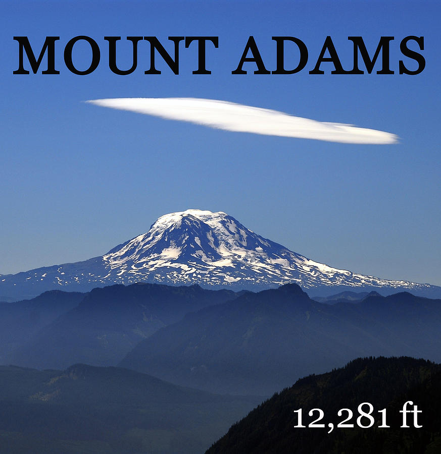 Mount Adams poster  Photograph by David Lee Thompson