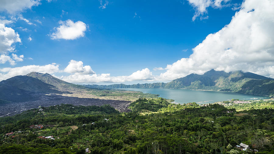 Mount and Lake Batur Photograph by Shaiful Zamri Masri - Fine Art America